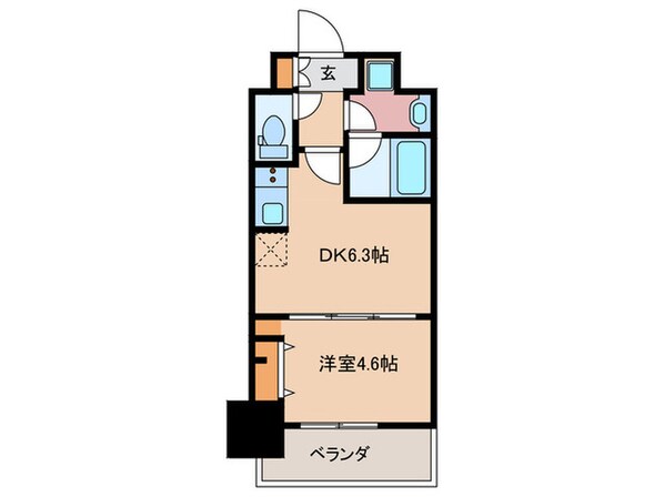 アーバネックス同心の物件間取画像